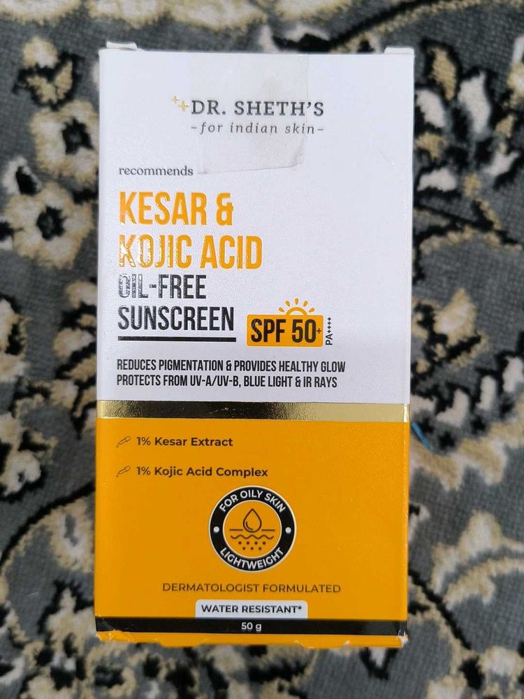 Kesar And Kojic Acid Oil Free Sunscreen