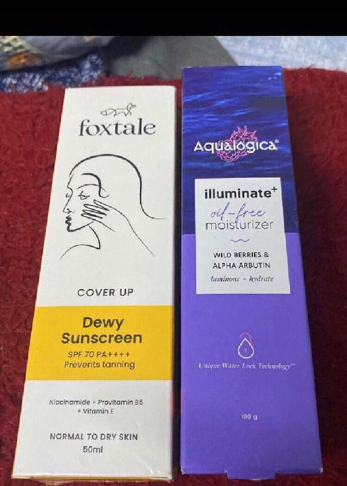 Dewvy Sunscreen And Oil Free Moisturiser Set