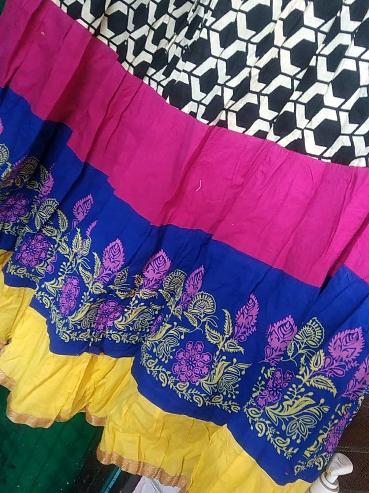Beautiful Multicolor Long Skirt
