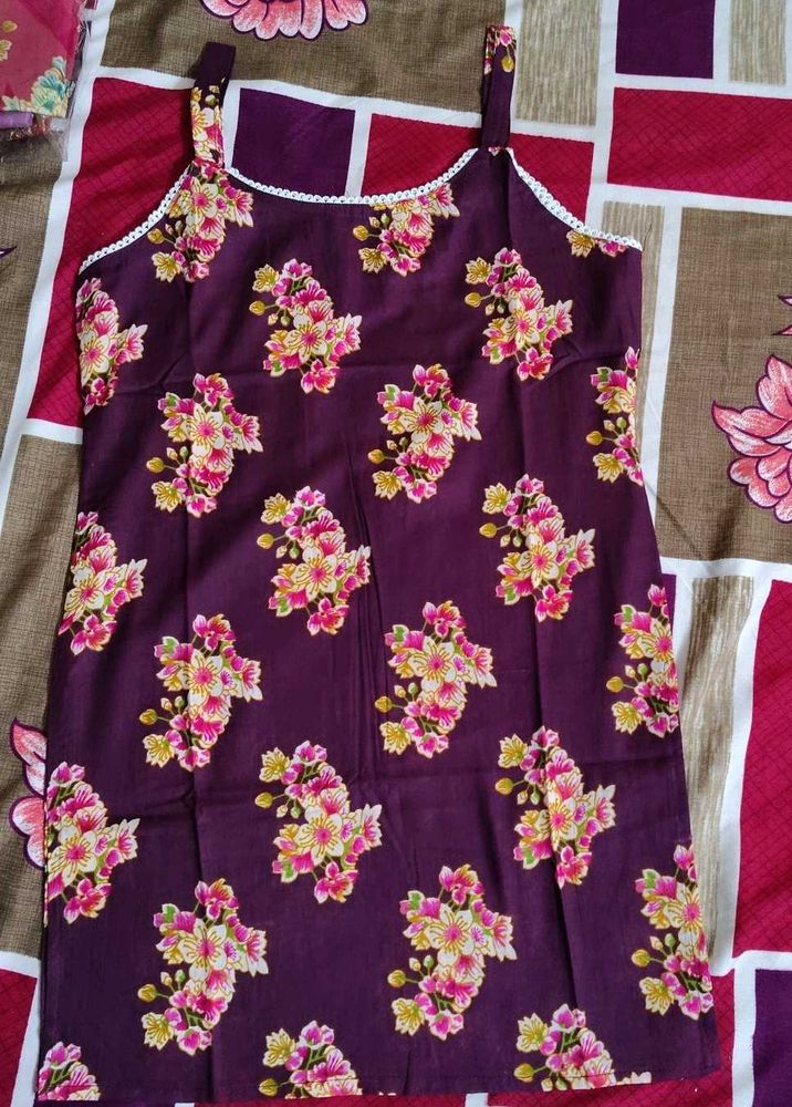 Floral Print Night DressThis Is Cotton