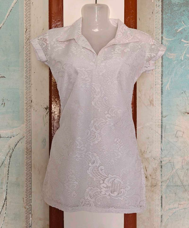 White Short Kurti