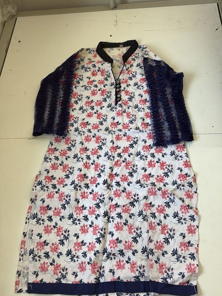 Floral Print Kurta