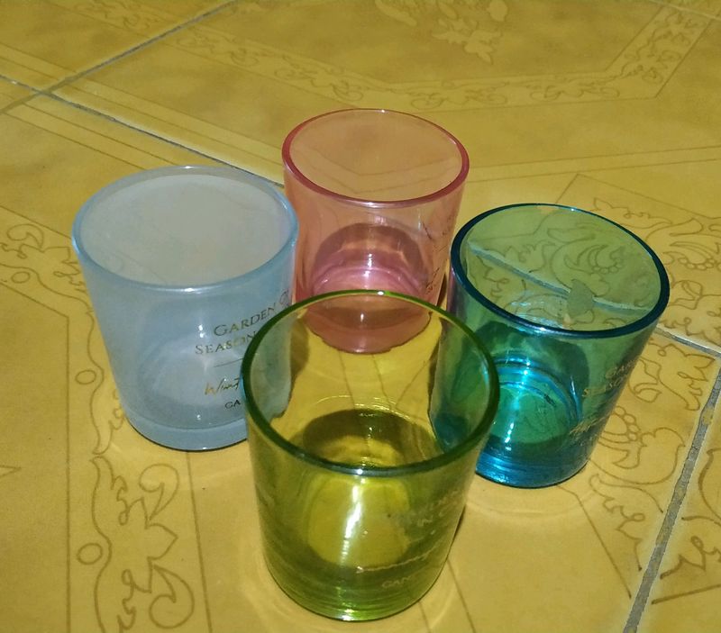 Mini Glass For Candles
