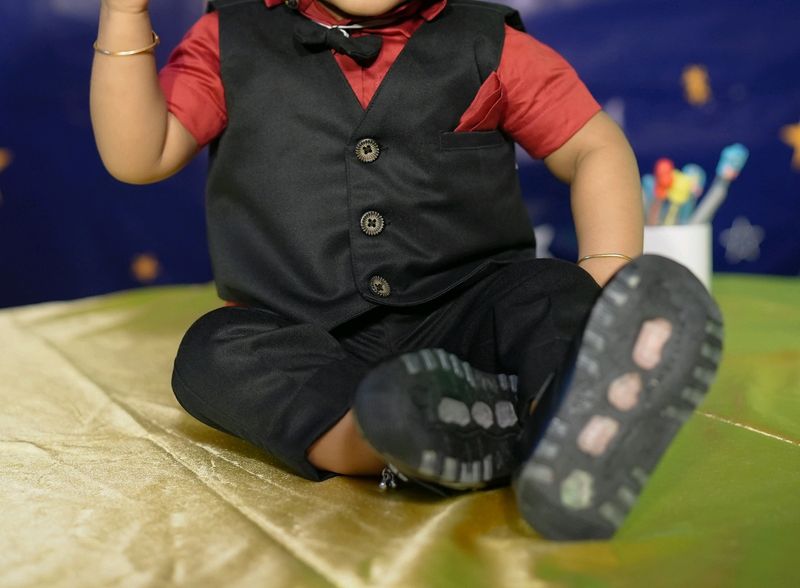 Baby Boy Birthday Party Wear Dress