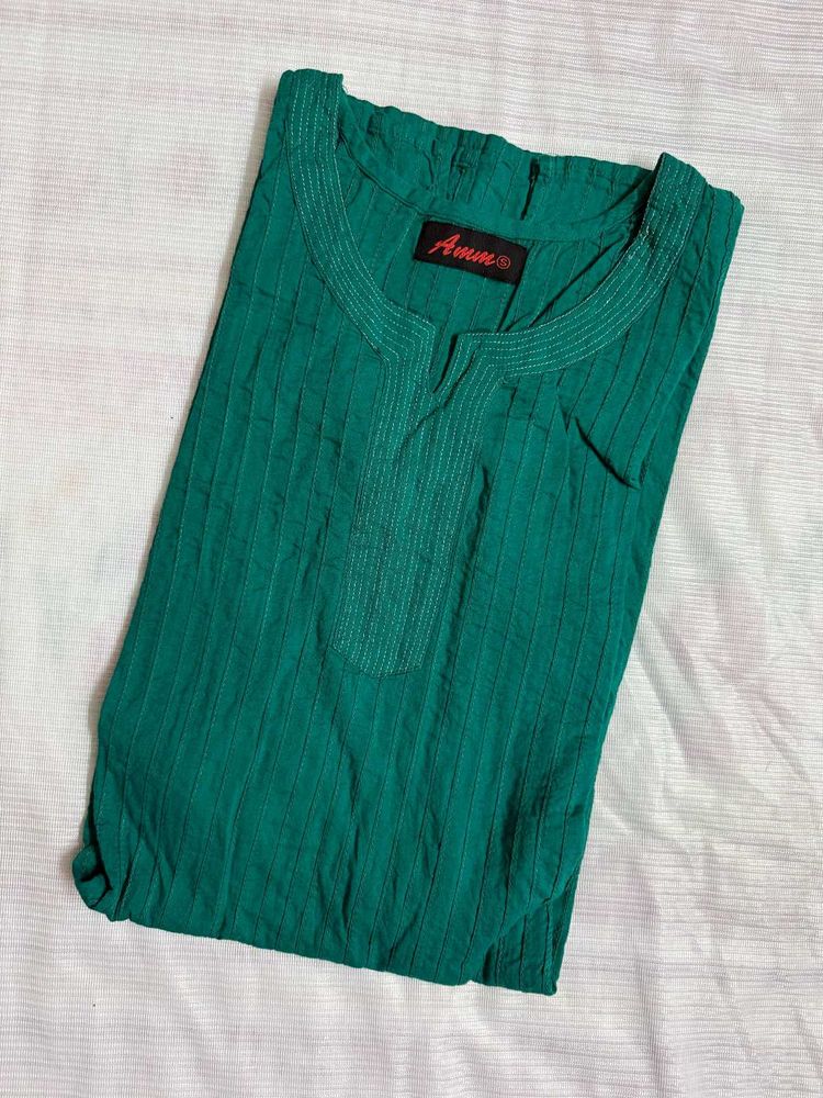 Green Ethnic Kurti