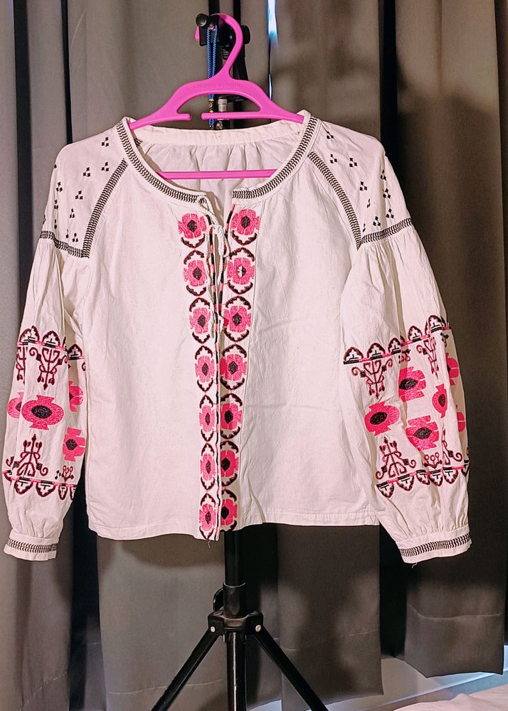 Boho Vibe Floral Embroidery