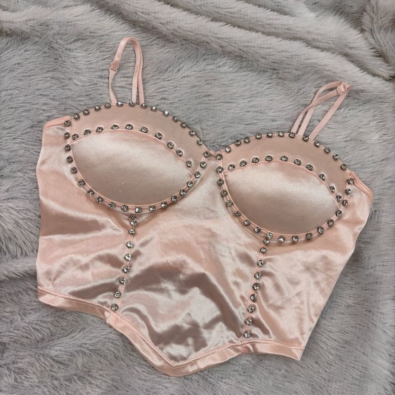 aesthetic pink corset