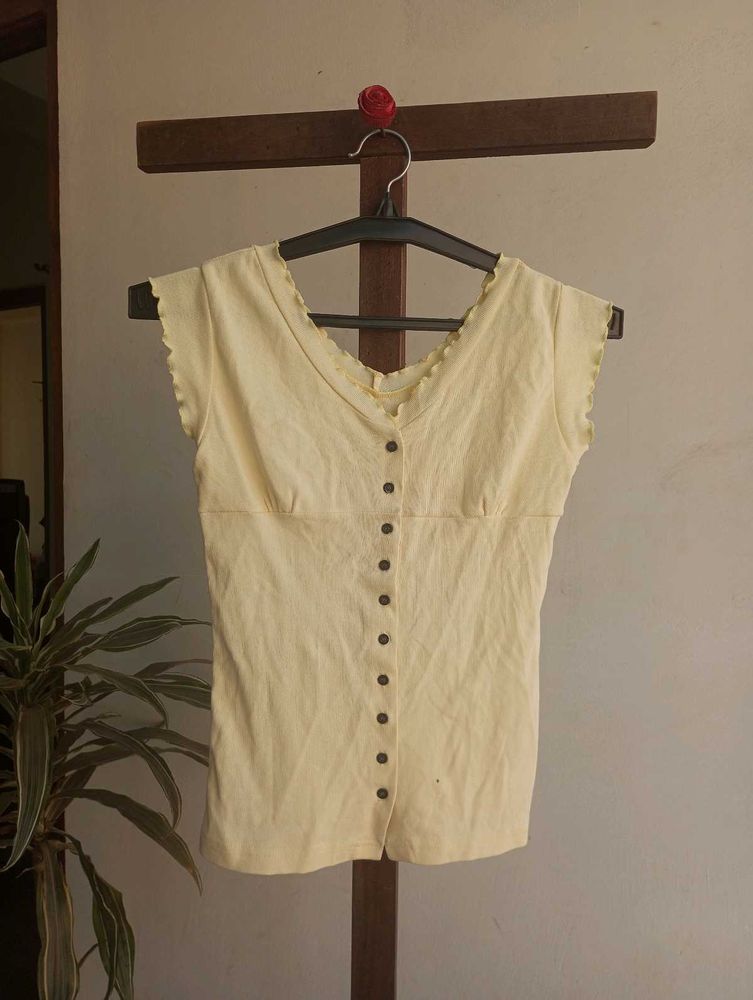 Cute Button-Down Top