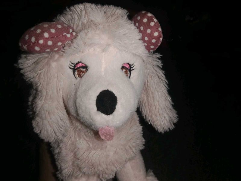 Pink Poodle Plush Toy