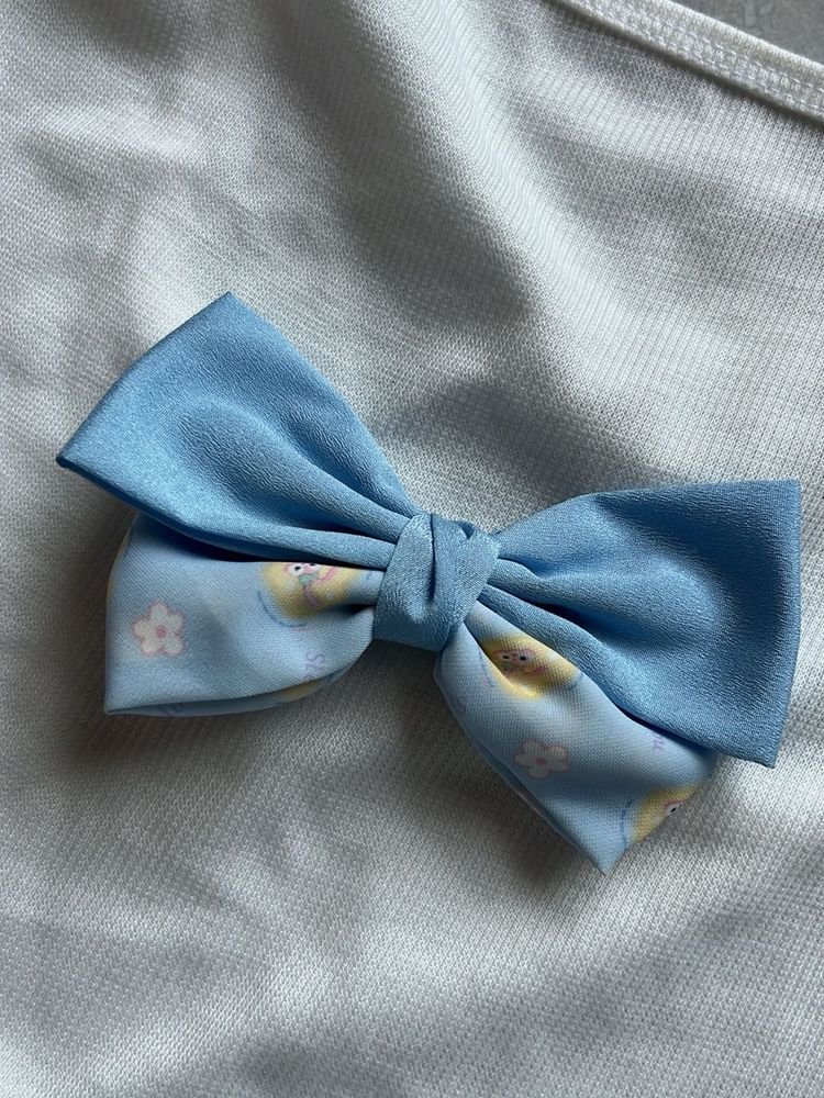 Cute Blue Hair Bow