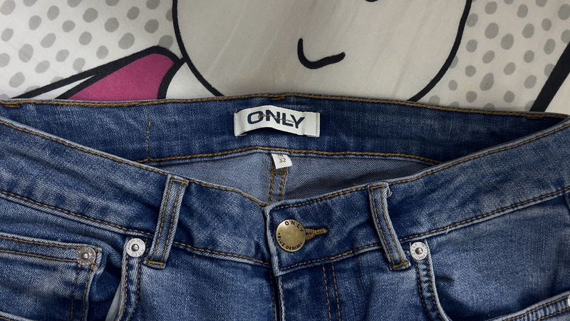 Only Straight Fit Blue Denims