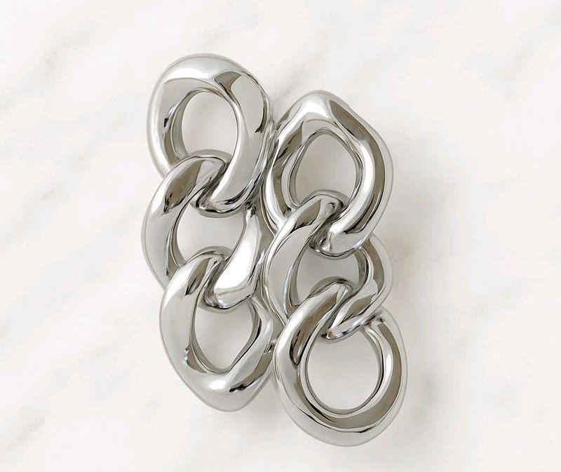 Silver Chain Earring⛓️