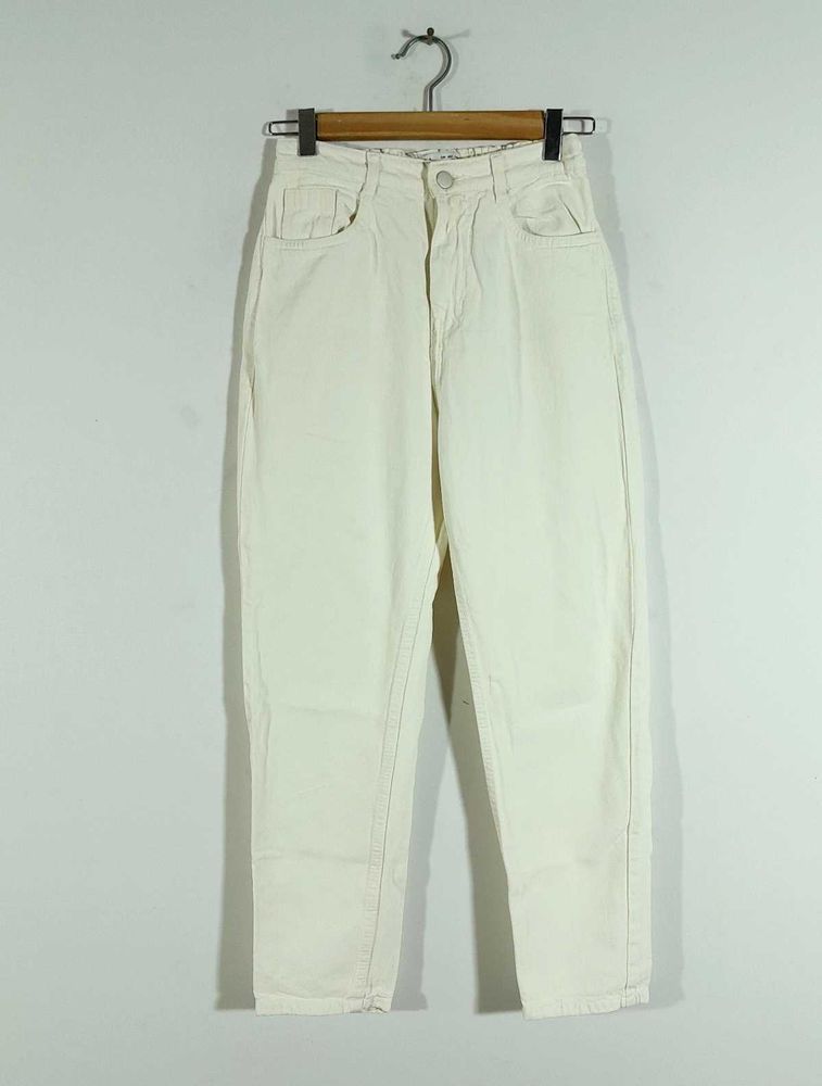 Cream Jeans For Women&#39;s
