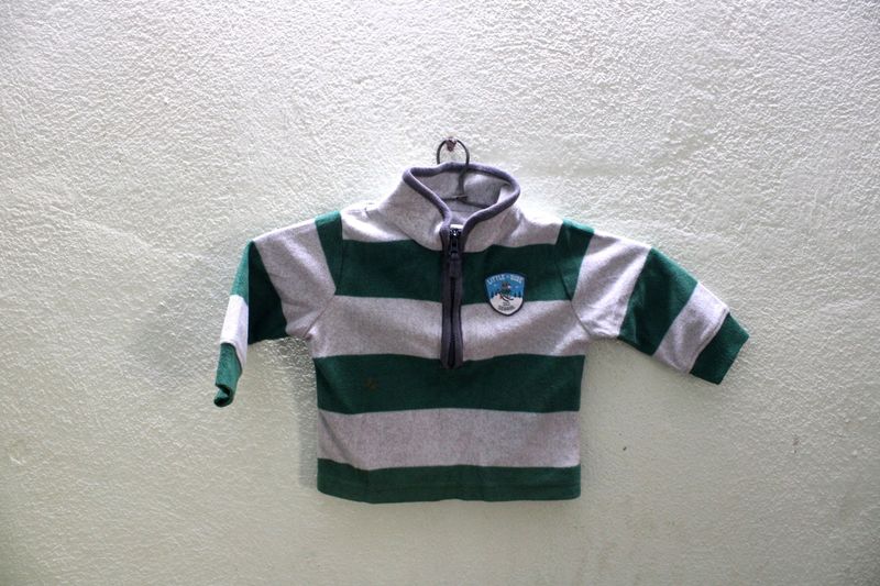Baby Boy High Neck Sweat T-shirt 👕