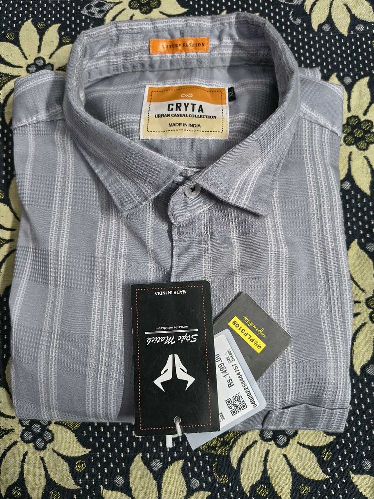 Luxurious Stylish Pure cotton Full sleeve shirt