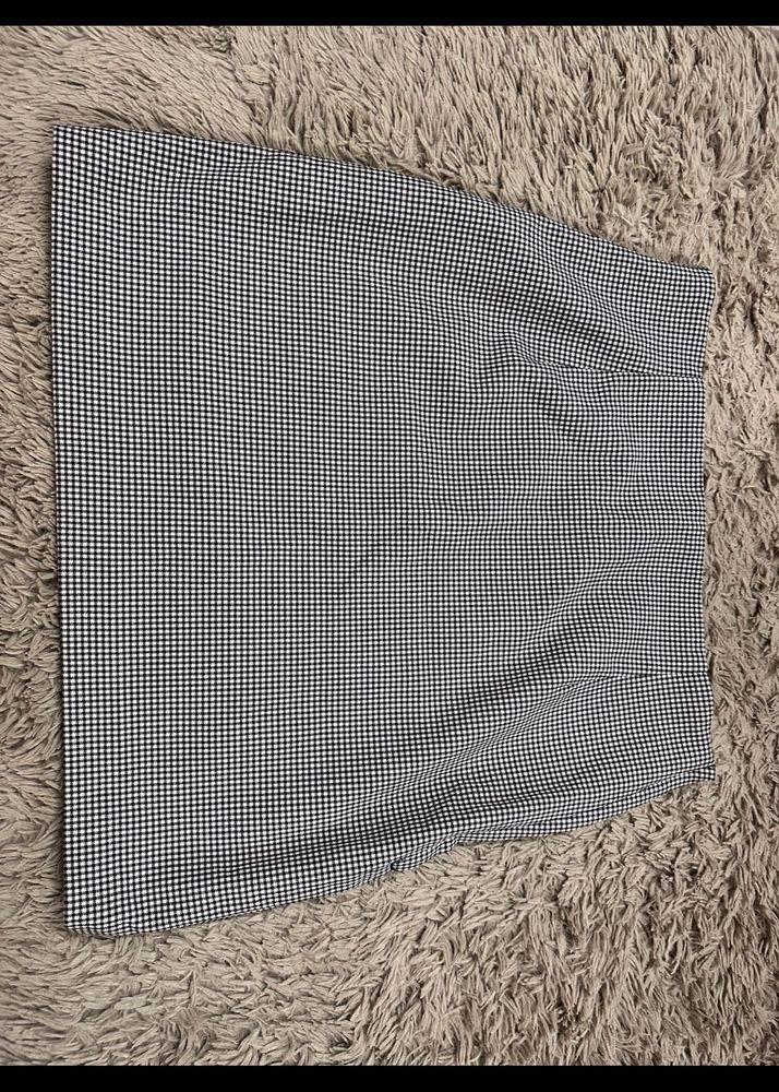 HM Checkered Mini Skirt