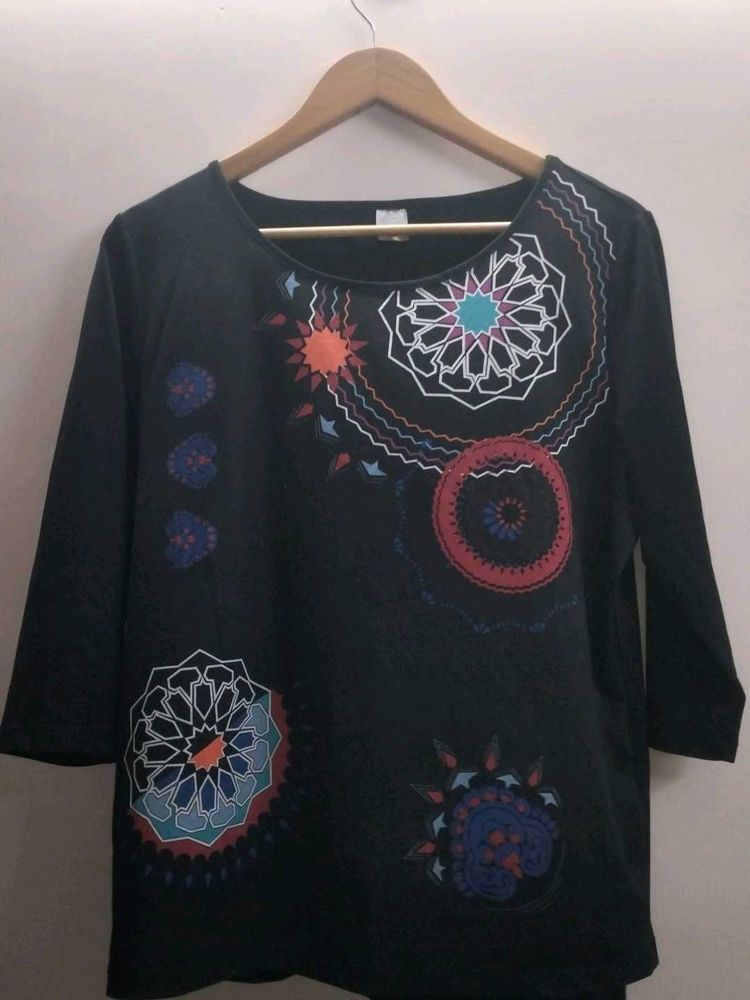 Festive Black Top