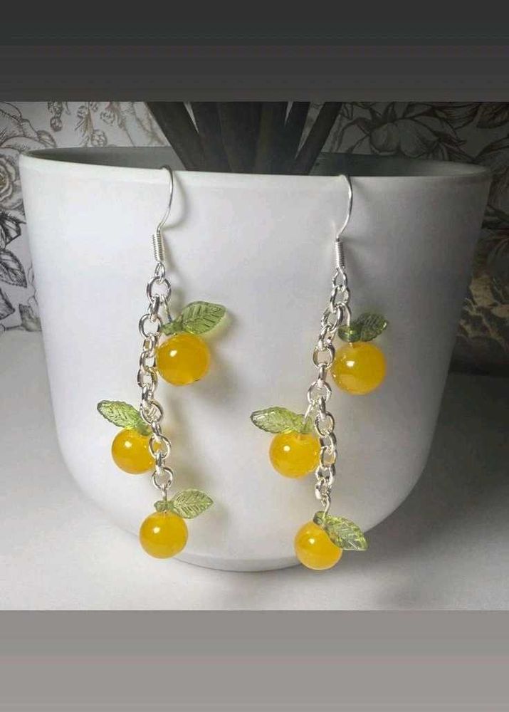 Lemon Drop Dangle Earrings