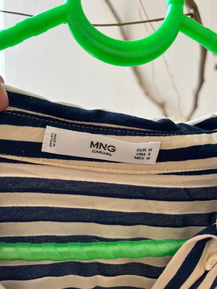 Mango Stripped Formal Shirt
