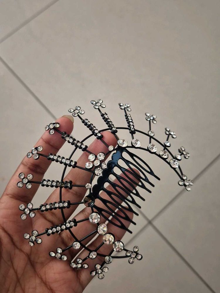 Sparkling Hair Bun Accessory