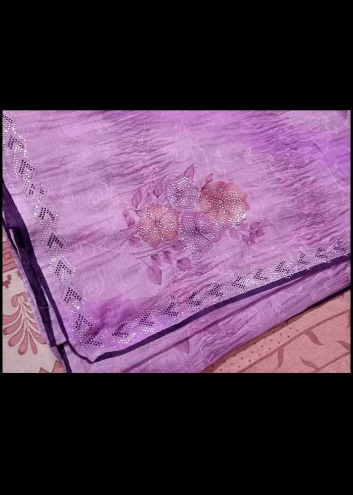 Elegant Light Purple Saree