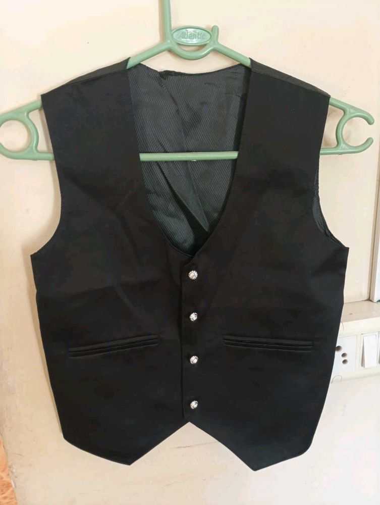 Stylish Black Waistcoat