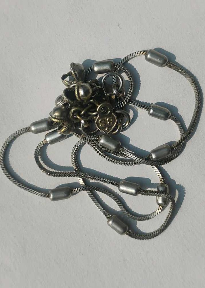 Silver Anklets (Pair)