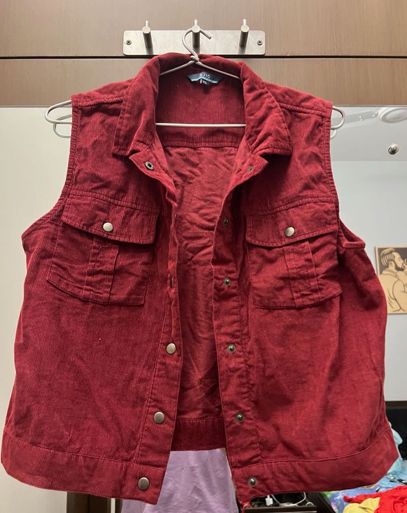 Maroon Beautiful Waistcoat