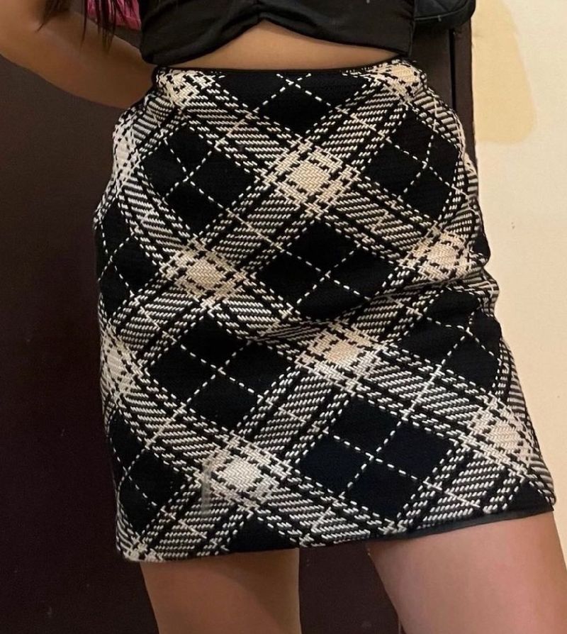 Plaid Mini Skirt