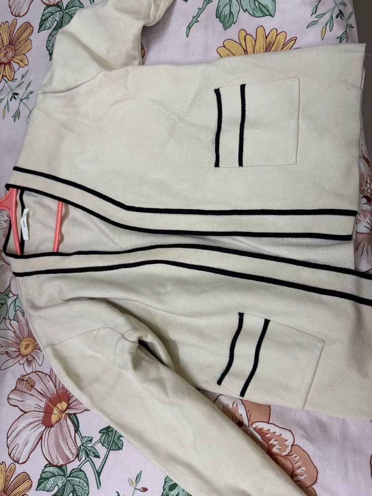 Striped Knit Cardigan