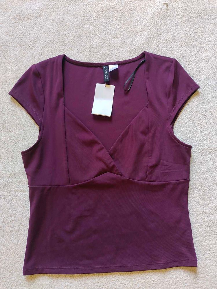 Cap Sleeve Top H&amp;M