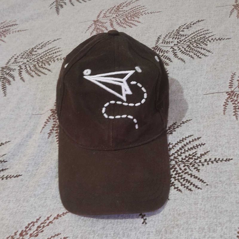 Brown Paper Airplane Cap
