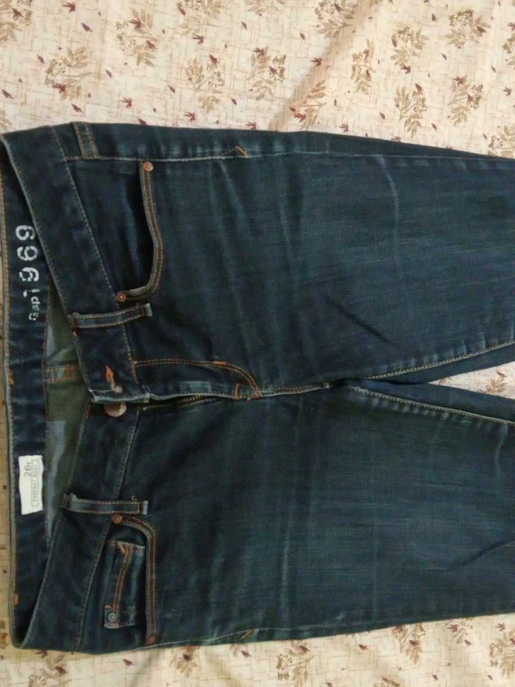 Dark Blue Bootcut Jeans
