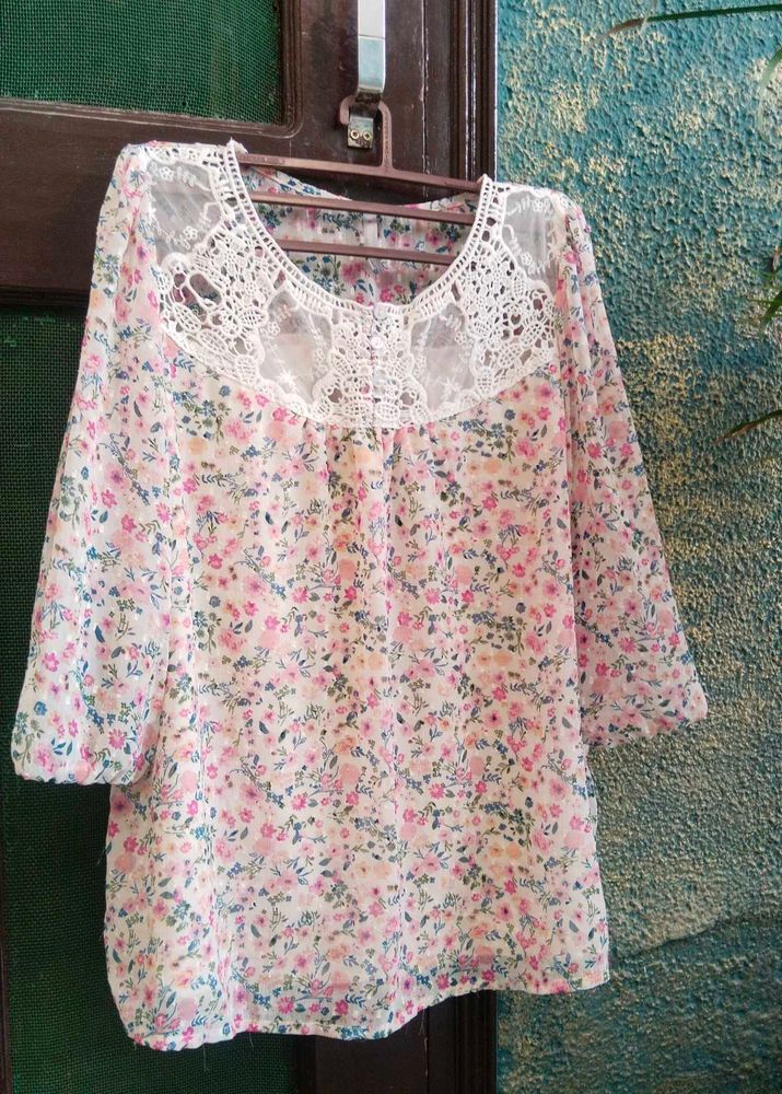 Floral Lace Top