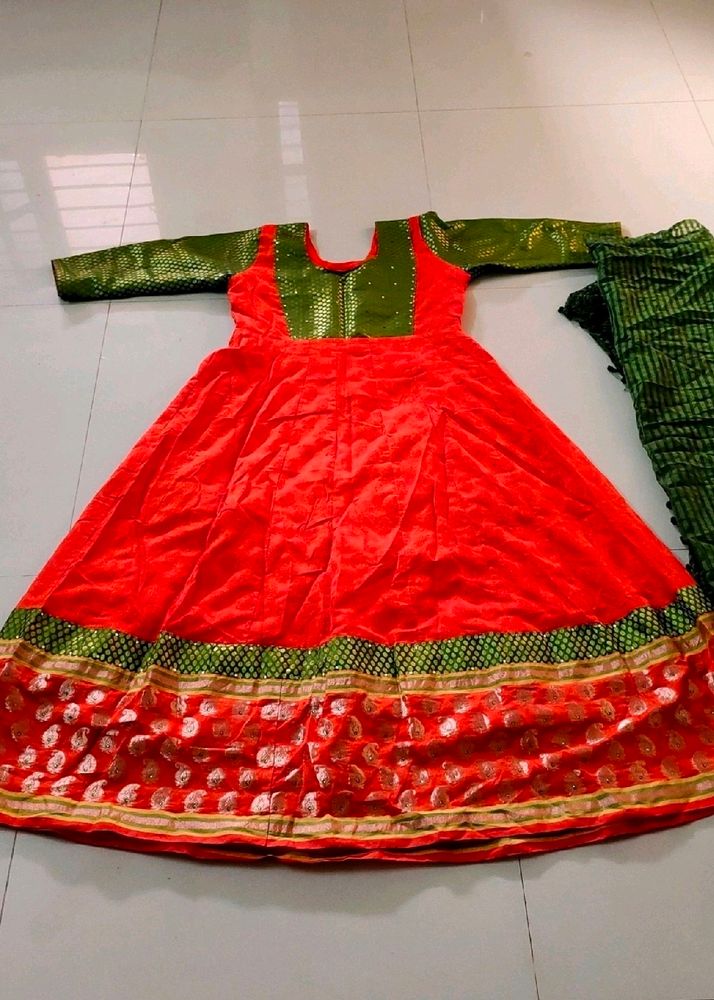Gown With Dupatta