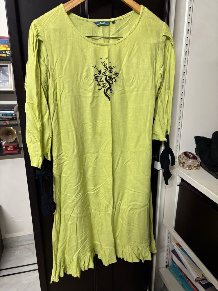 Green Ethnic Dress