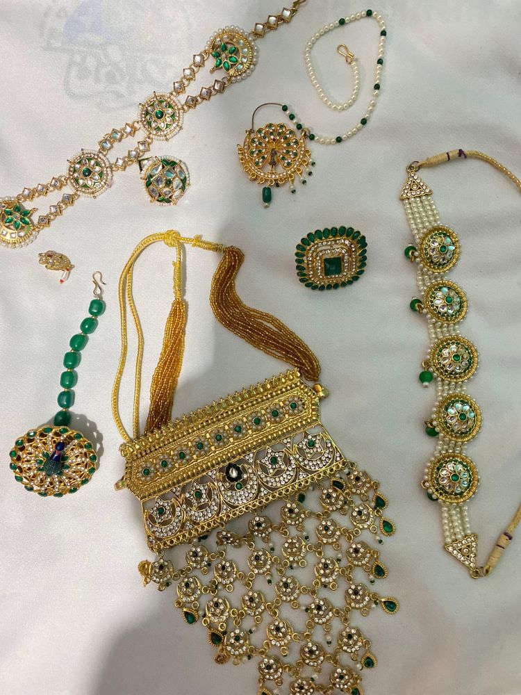 Beautiful Rajputi Jewellery Combo Set