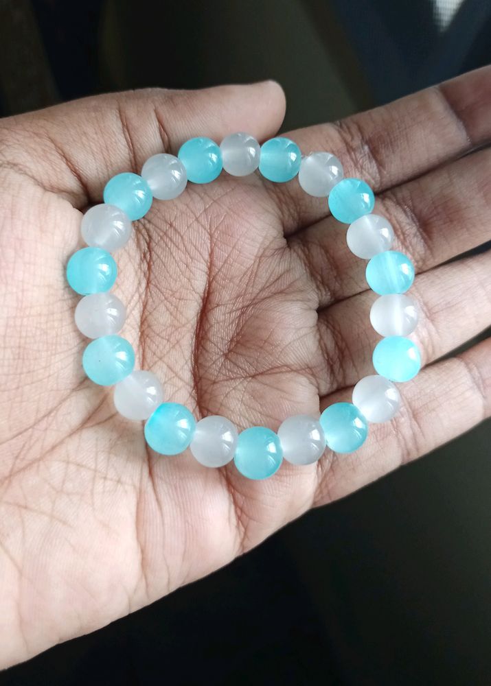 Blue and White Colour Bracelet