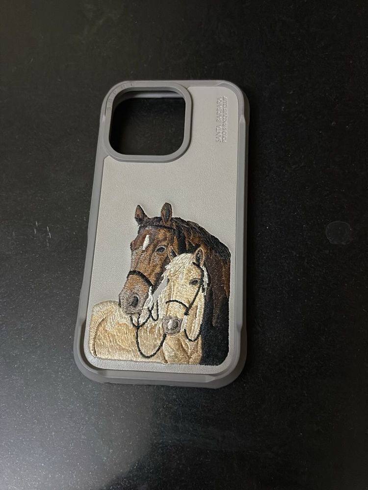 Horse Embroidery IPhone 16 ProCase