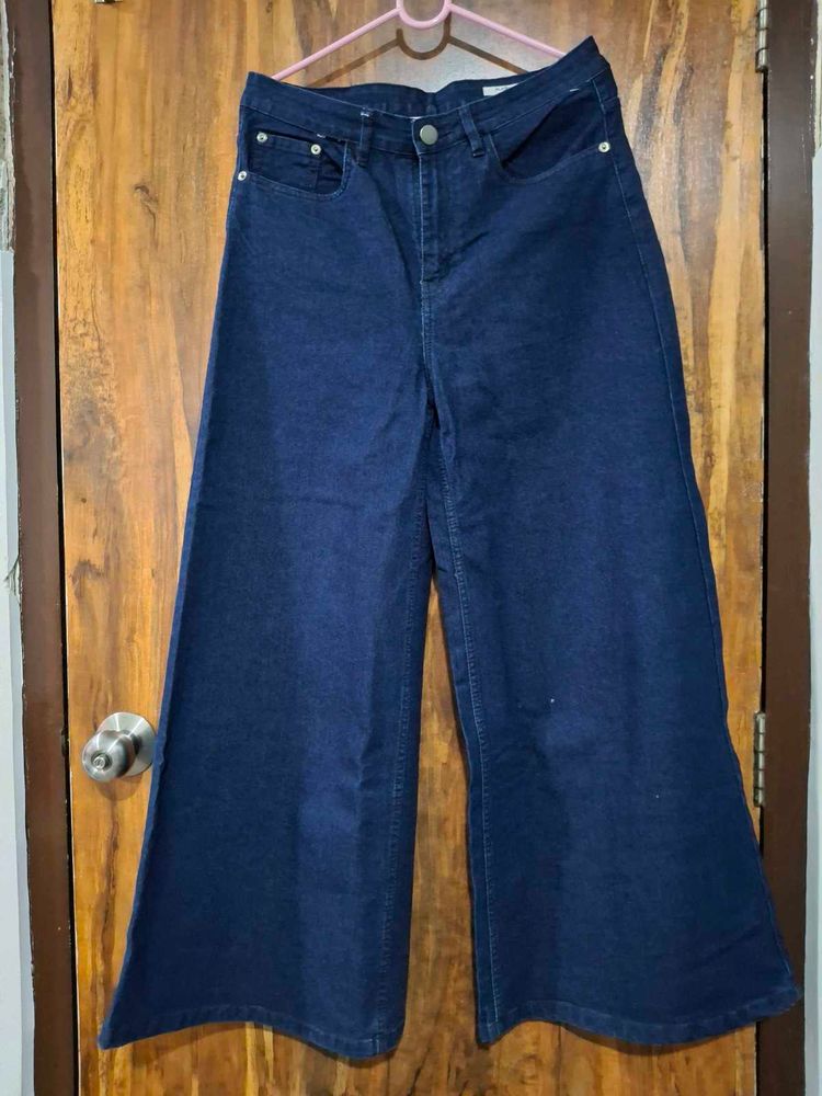 Wide Leg Denim Jeans