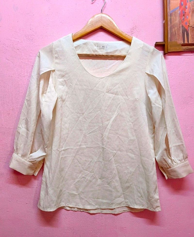 Vintage Cream Blouse