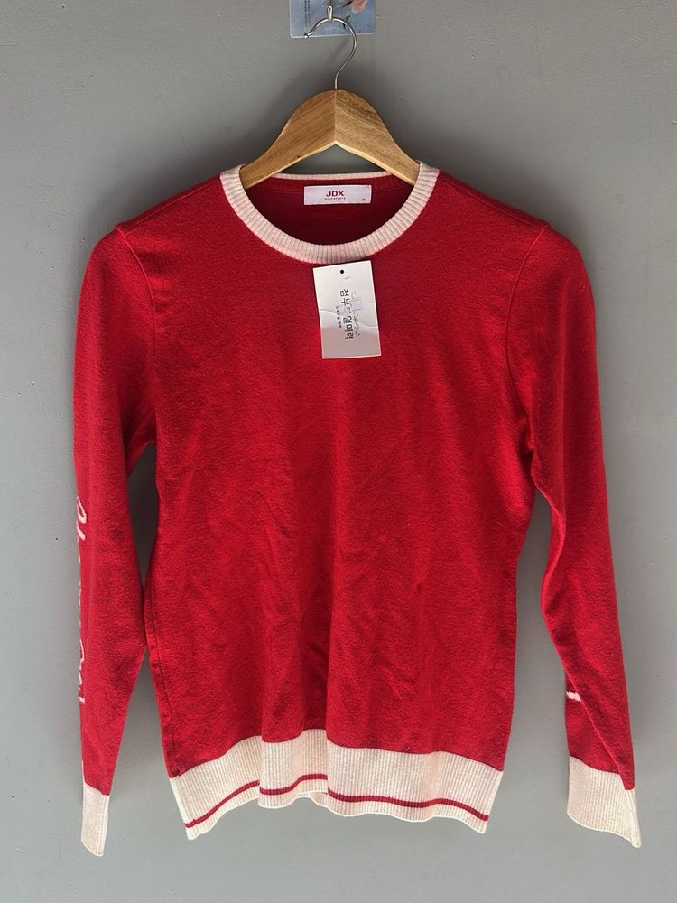 Red Knit Jox Sweater