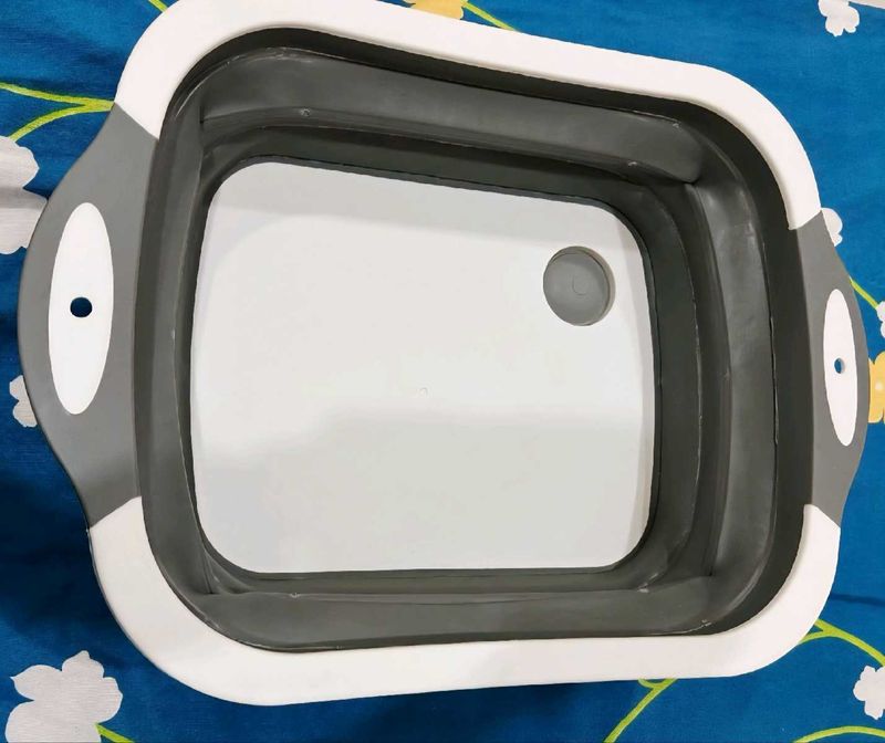 Collapsible Washing Vegetables And Chopping Board