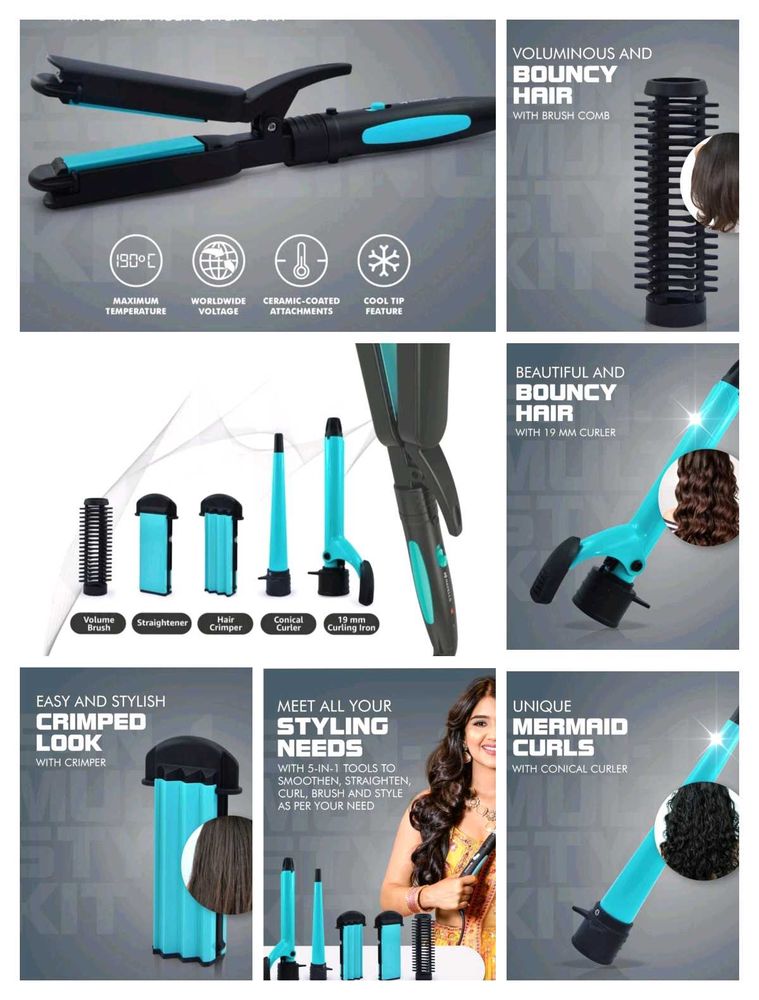 Havells 5in1 Multi Stylish Hair Kit