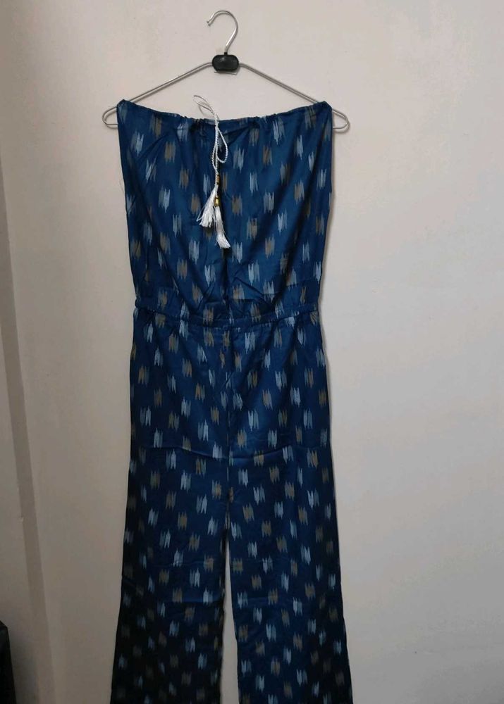 Stylish Blue Jumpsuit