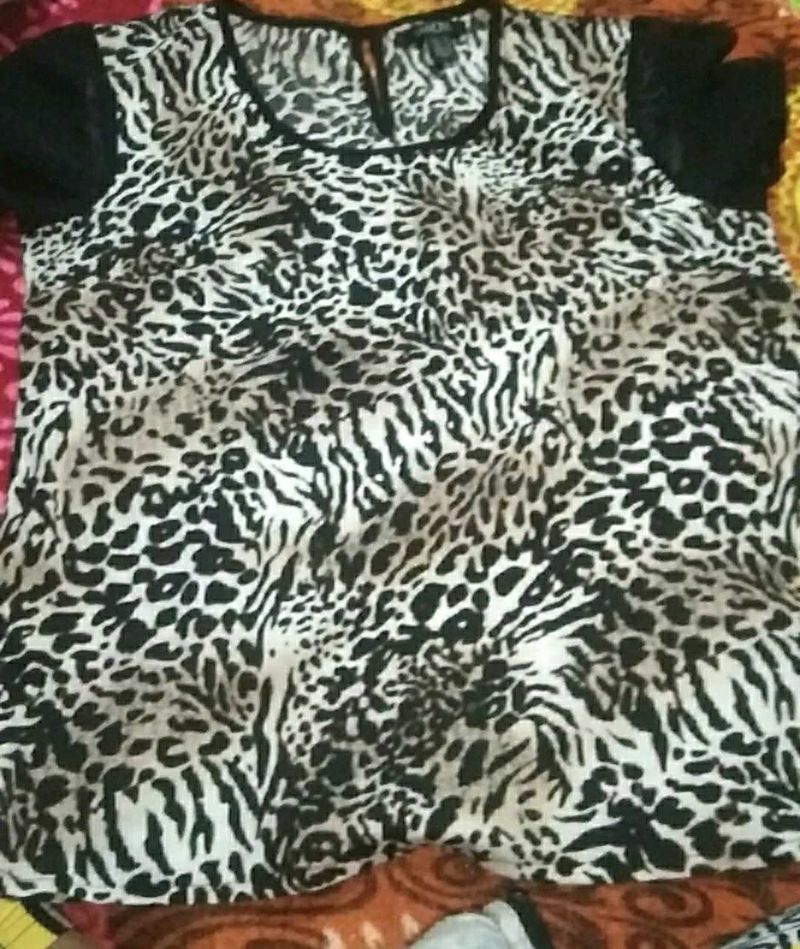 Animal Print Top