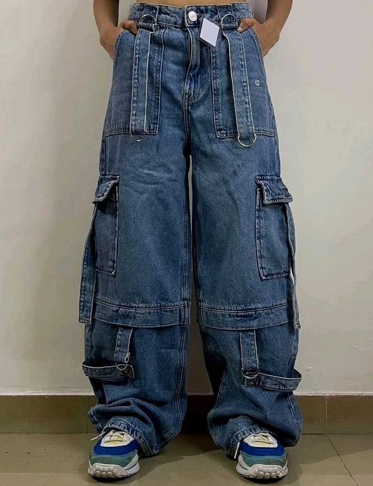 Bershka Blue Cargo