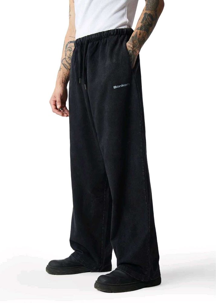 Black Faded Loose Fit Pant
