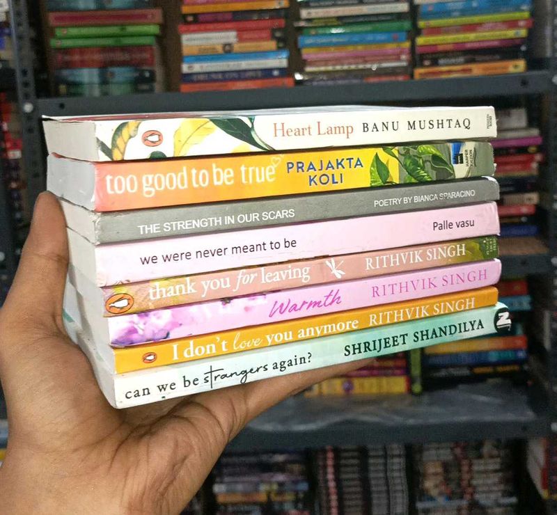 💖Mixed Fiction Poetry Books Bundle