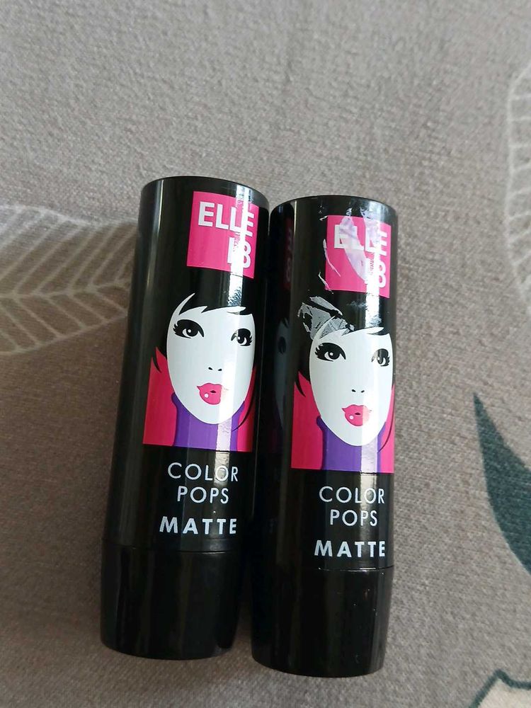 Elle 18 Color Pops Matte Lipsticks